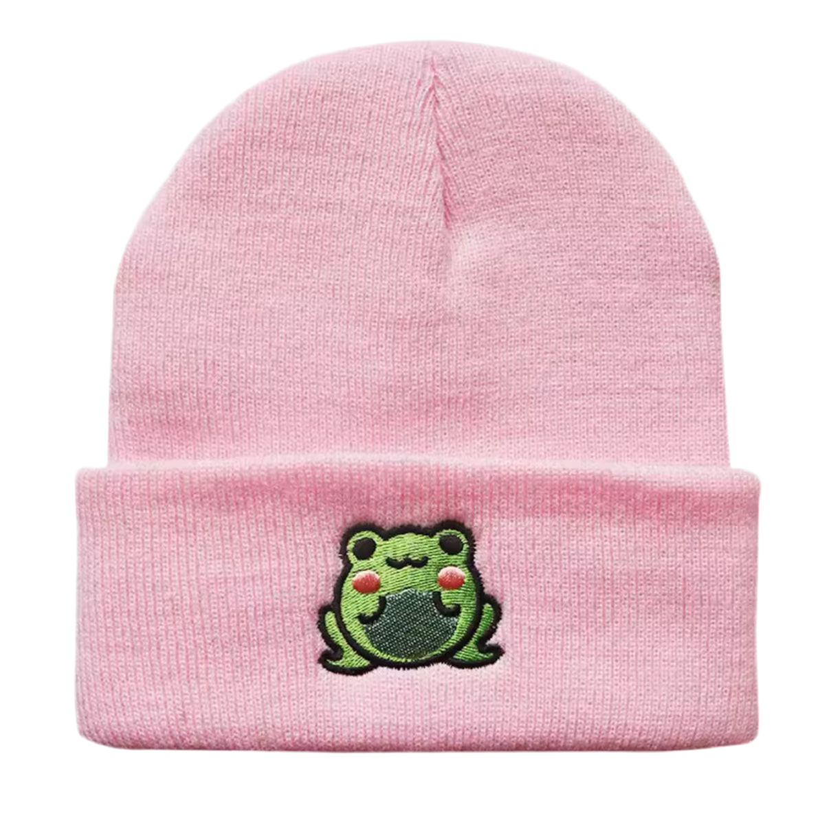 Bonnet Grenouille Kawaii Brodée