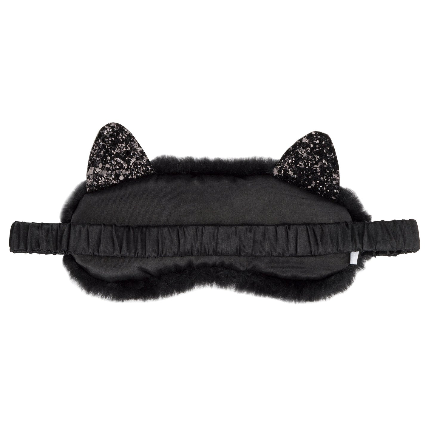 Masque de sommeil – en peluche chat – chat noir
