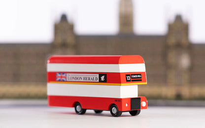 Bus Anglais en Bois Candycar World - The London Herald