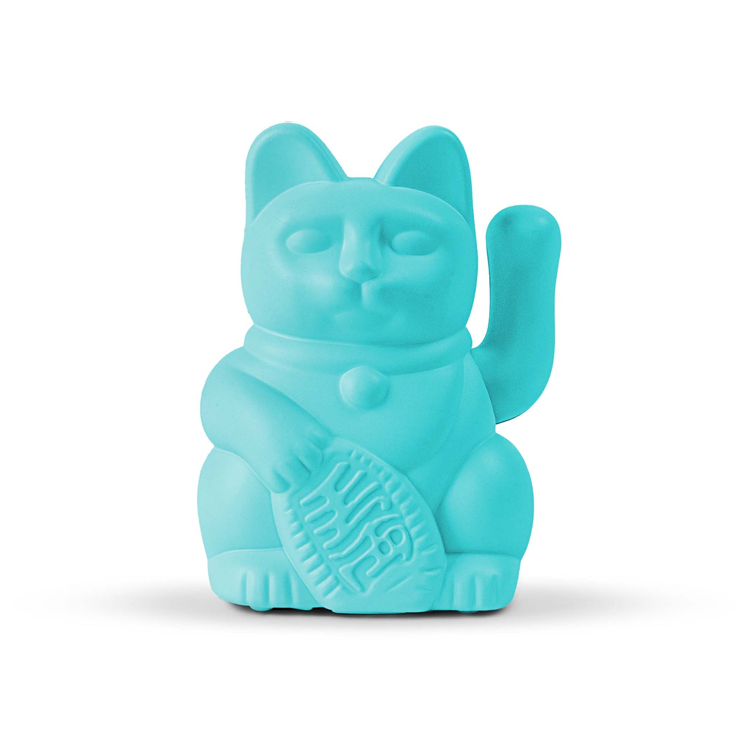 Mini Chat Chanceux Solaire Turquoise « Miko »