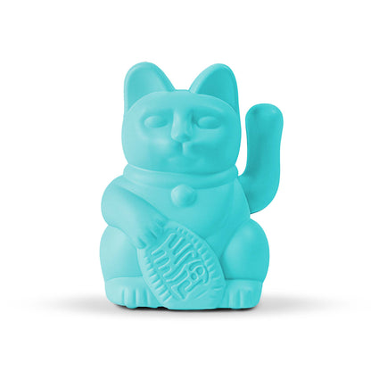 Mini Chat Chanceux Solaire Turquoise « Miko »