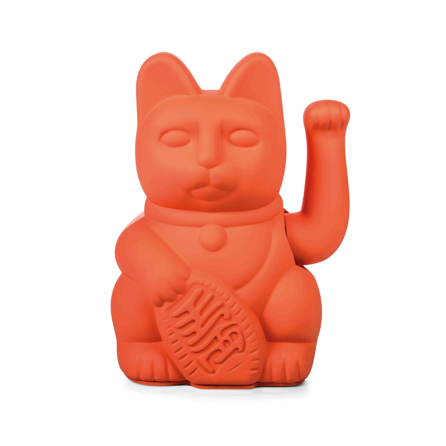 Gelukskat Neon Oranje