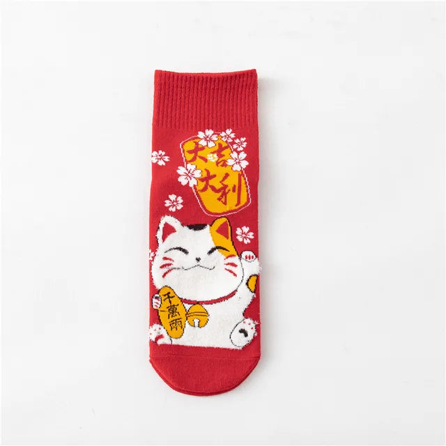 Chaussettes Courtes Chat Chanceux