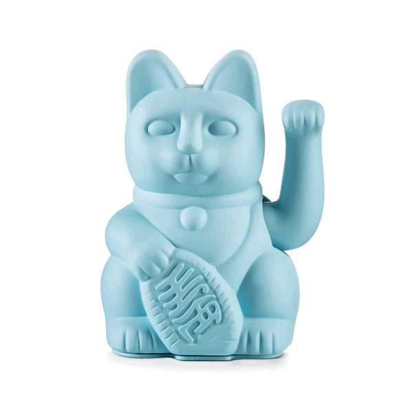 Gatto fortunato azzurro