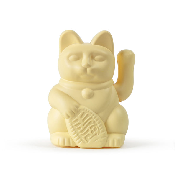Mini Chat Chanceux Solaire Jaune