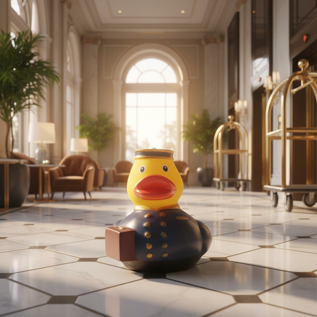 Canard Groom Bleu