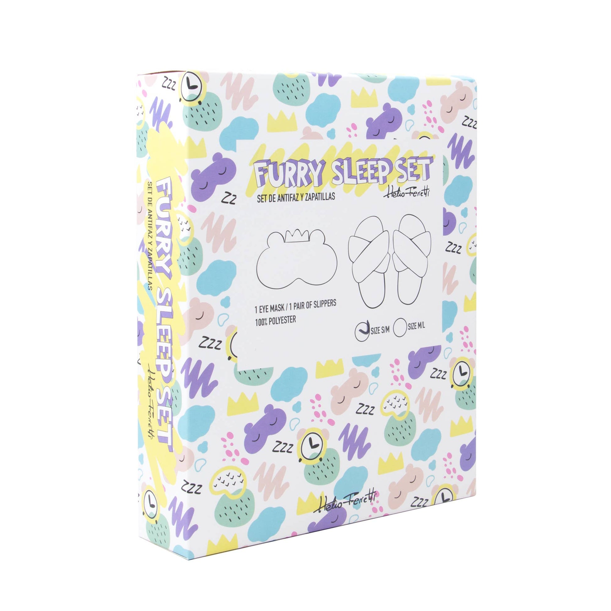 Chaussons et Masque Arc en Ciel Helio Ferretti Vue 2