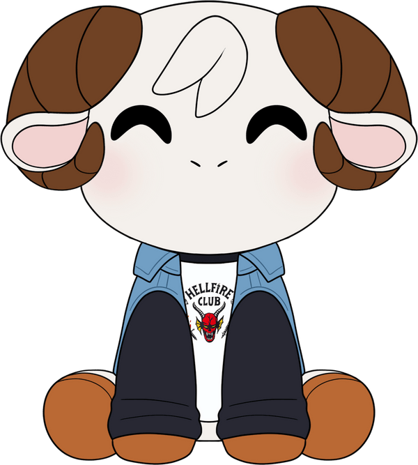 Stranger Things Eddie x Rammie Plush (9in)