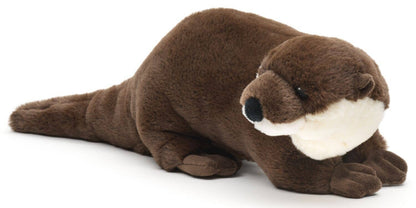 Lontra de pé - 'Uni-Toys Eco-Line' - brinquedo de peluche