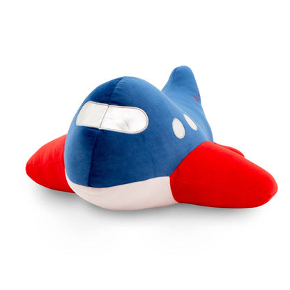Cojín de peluche avión 40 cm