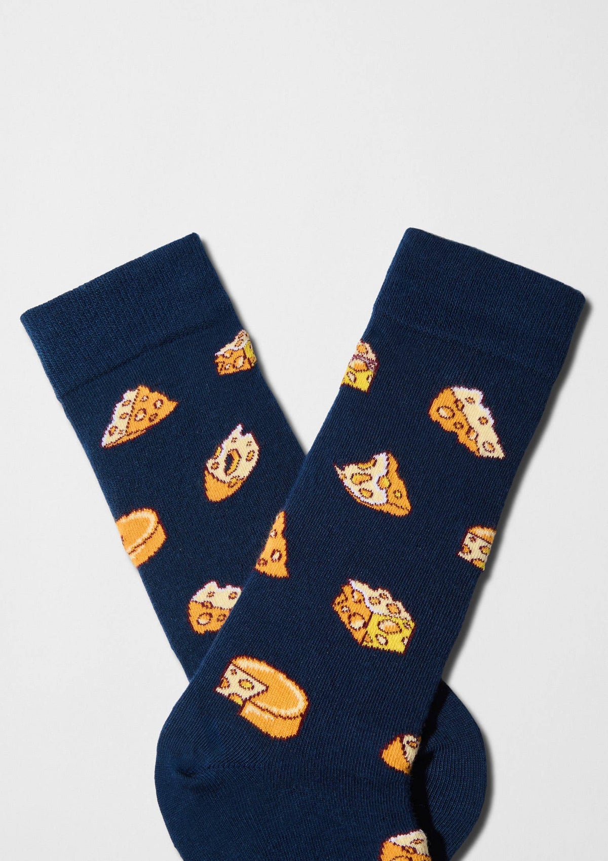 BeCheese Navy - Chaussettes 100 % coton biologique: Bleu / 36/40