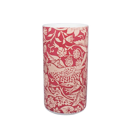 Ceramic vase 14.5 cm - ACS William Morris (Raspberry)
