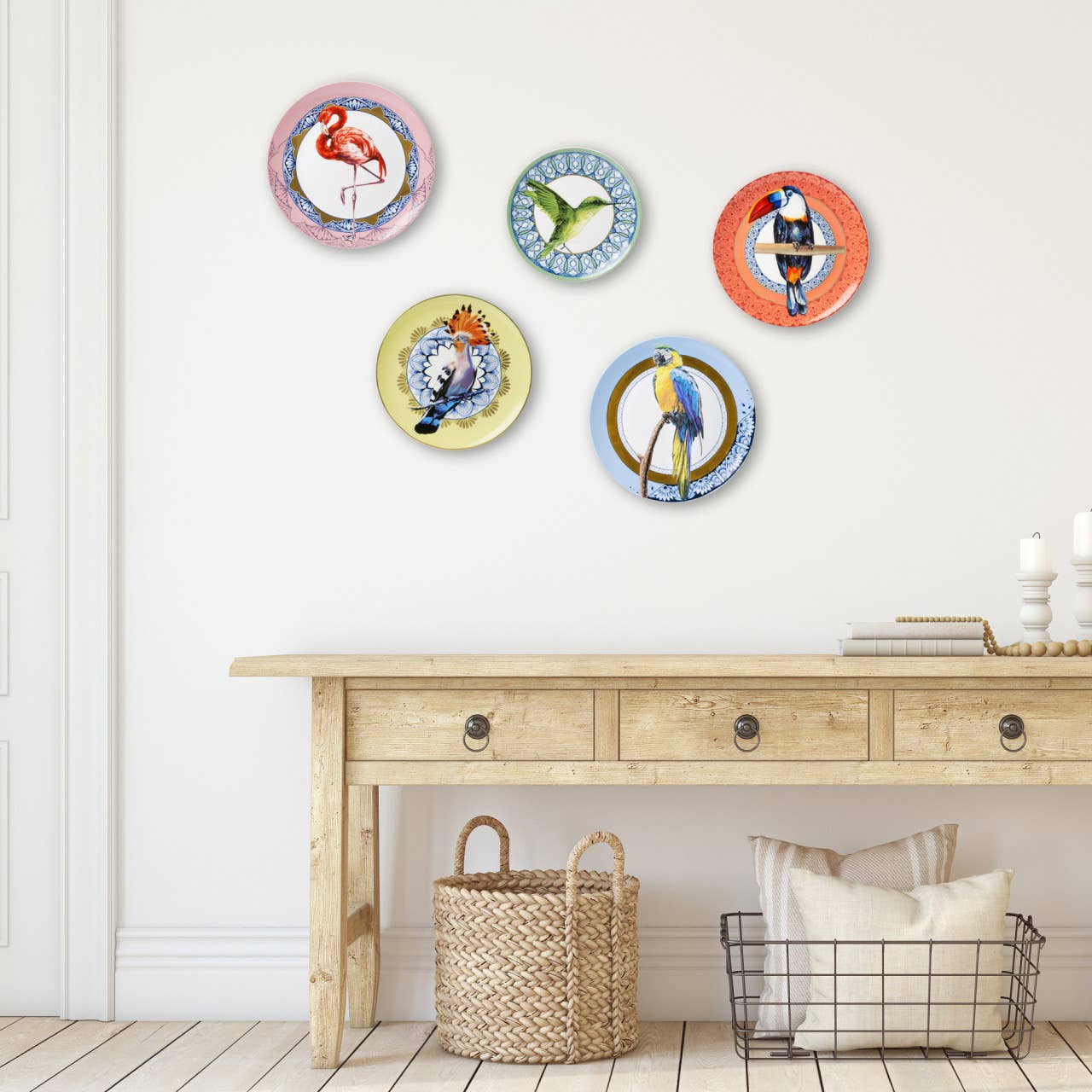 Assiette Murale Mandala Toucan