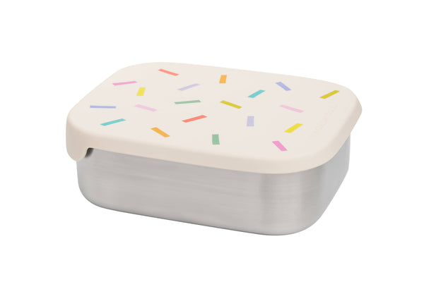 Boîte à Lunch en Acier Inoxydable avec compartiments pour enfants - Confettis