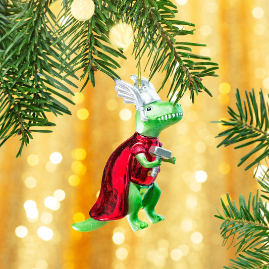 T-Rex Christmas Ball in Thor