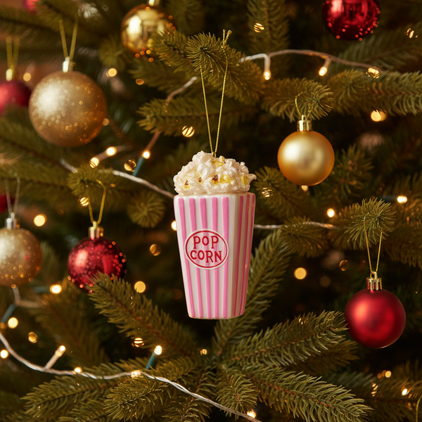 Decorazione da appendere a forma di popcorn