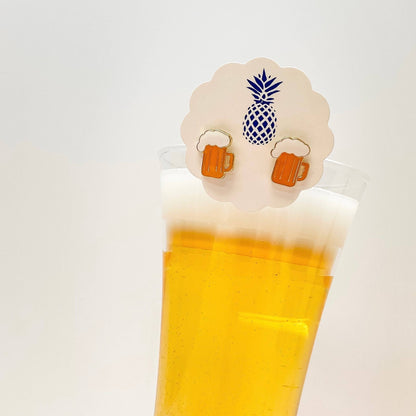 Pint of Beer Earrings