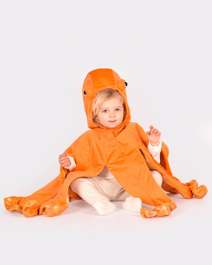 Déguisement pieuvre taille 98-104 cm pour enfants de 2 à 4 ans