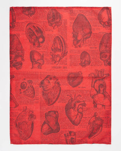 Torchon Cœur Anatomique – produit scientifique Cognitive Surplus EU, vue 1