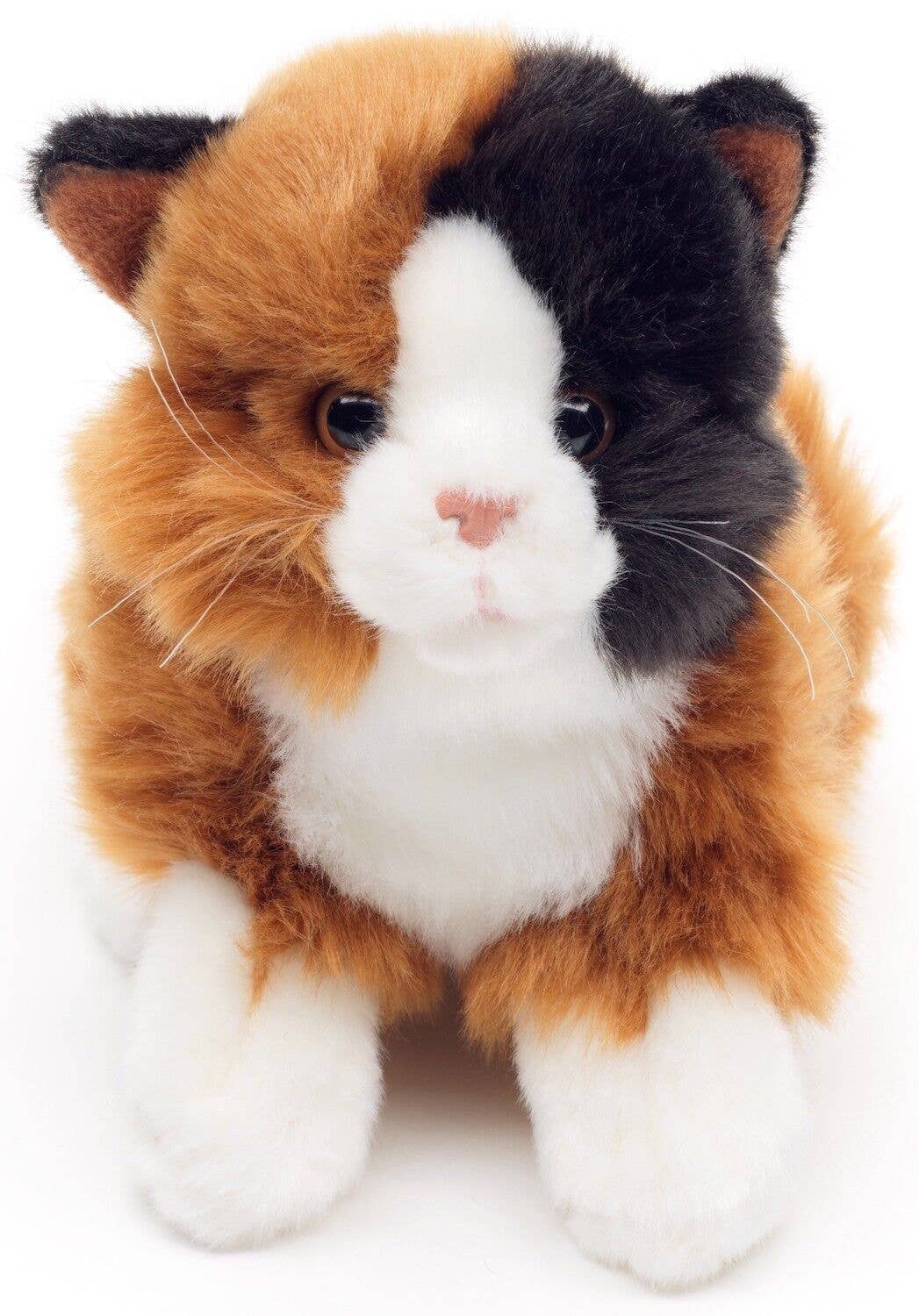 Lying Cat (Calico) - 20cm (length) Plush Toy