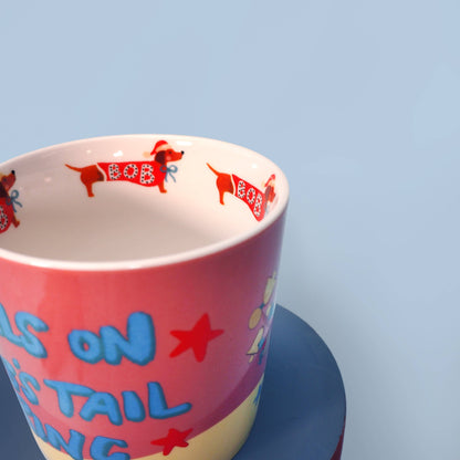 Mug Teckel Bob « Bells on Bob’s Tail Ring »