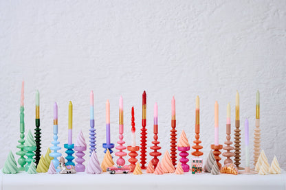 Candelabro de cristal con burbujas de Barbie