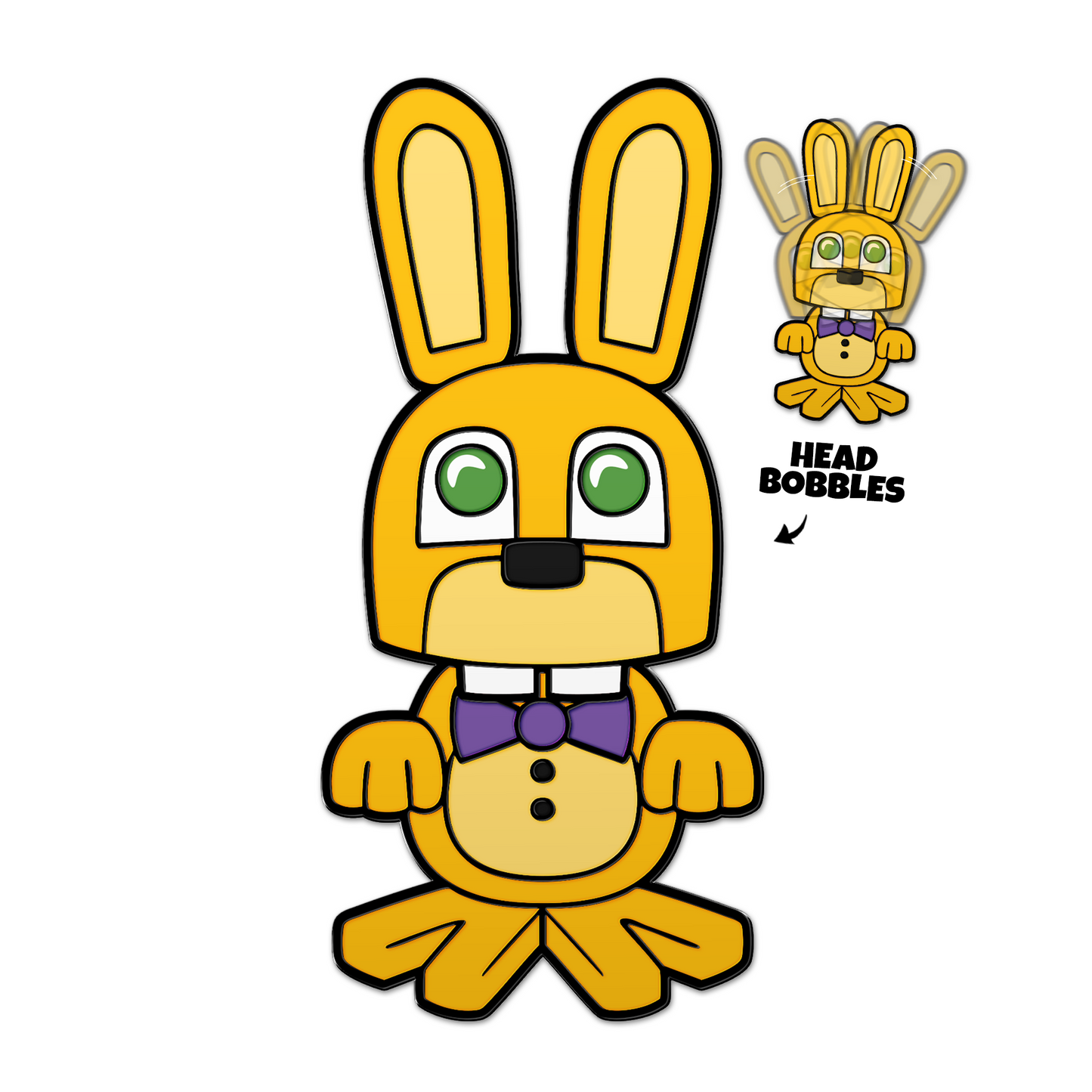 Spring Bonnie Bobble Pin