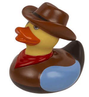 Canard de bain Cowboy