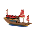 BRIXIES Großes Drachenboot