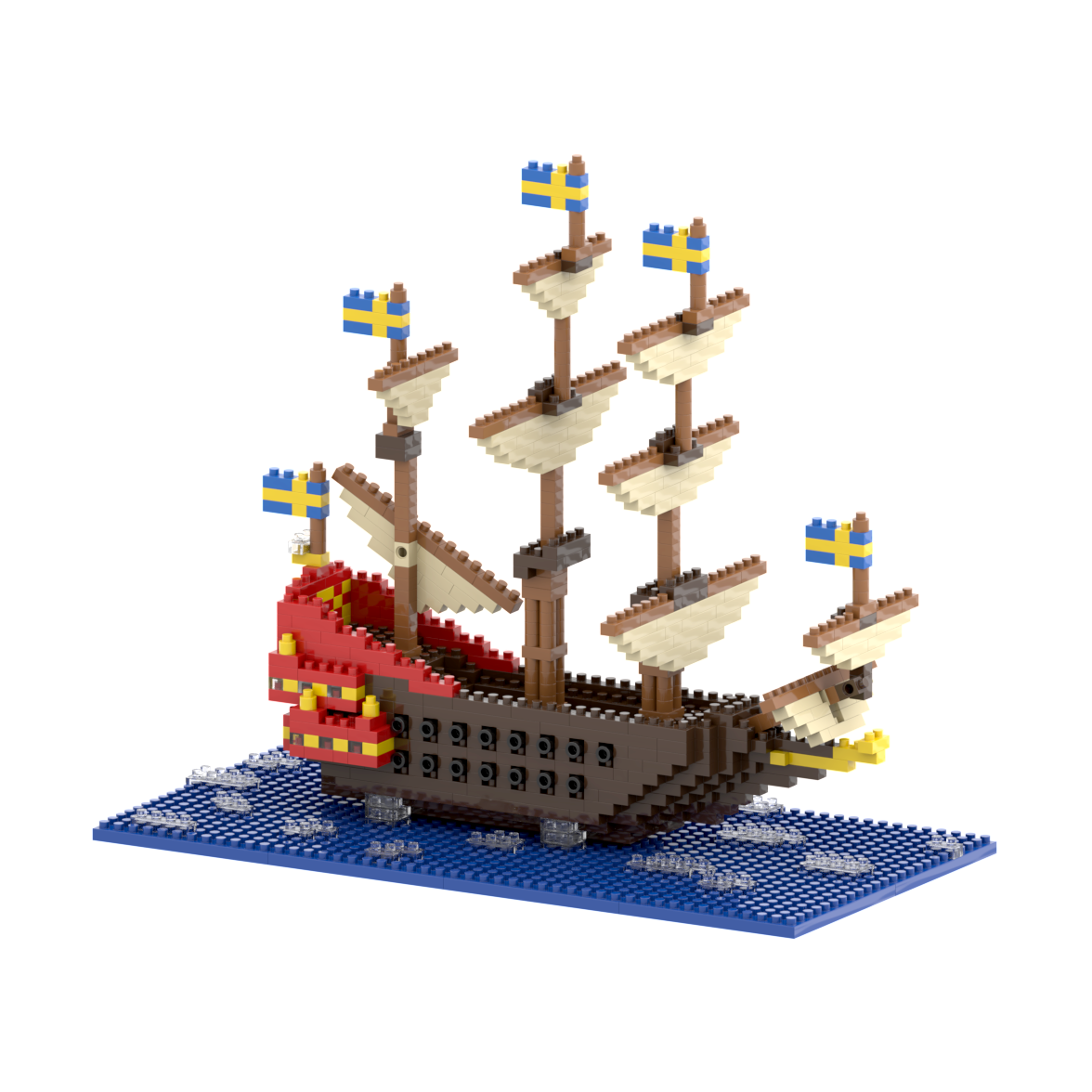 BRIXIES Vasa Schiff