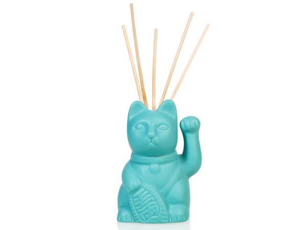 Oil Diffuser Lucky Cat Blue (including 40ml oil & 5 sticks)