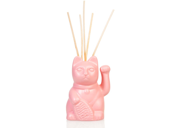 Oil Diffuser Lucky Cat Pink (including 40ml oil &amp; 5 sticks)