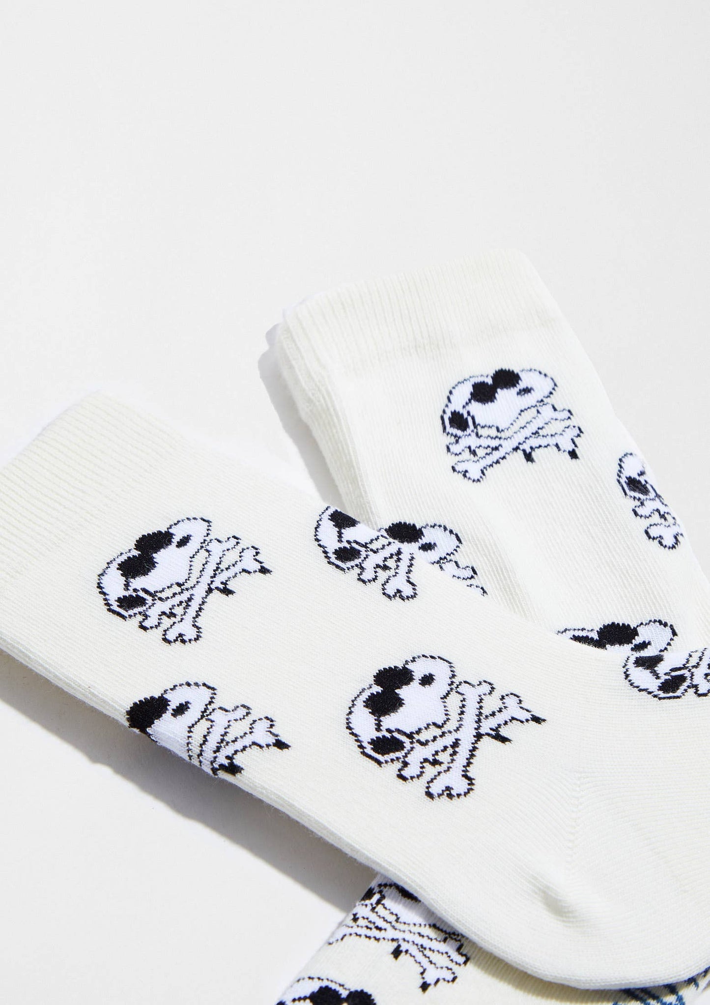 Calcetines de calavera BeSnoopy OffWhite