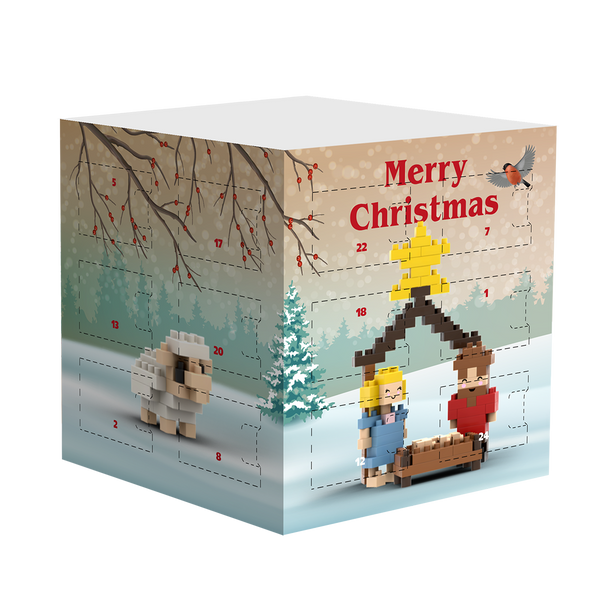 BRIXIES Adventskalender Krippe