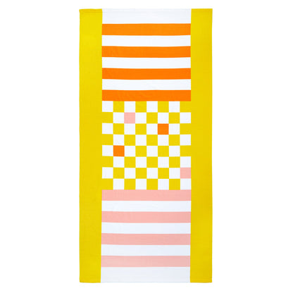 Serviette de plage et jeu Checkers