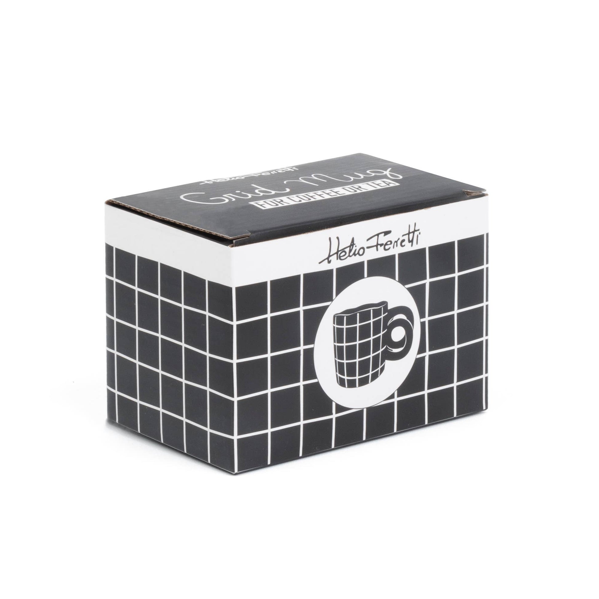 Mug Noir Fait Main Peint à la Main Helio Ferretti Vue 3