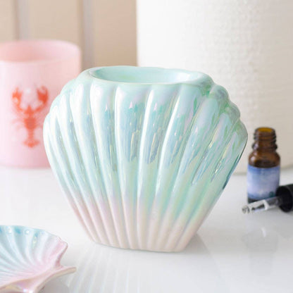 Iridescent Seashell Oil Burner