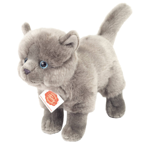 Peluche de gato Chartreux de pie