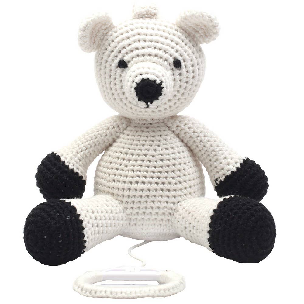 Boîte à musique - Ours polaire blanc