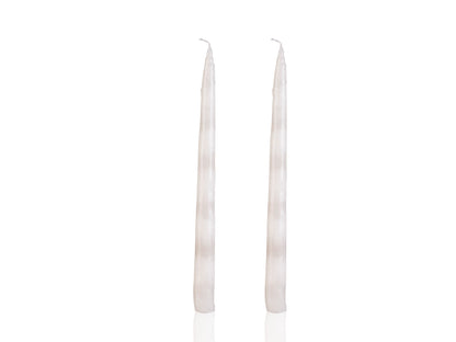 Bougies Coulantes Blanches – Lot de 2