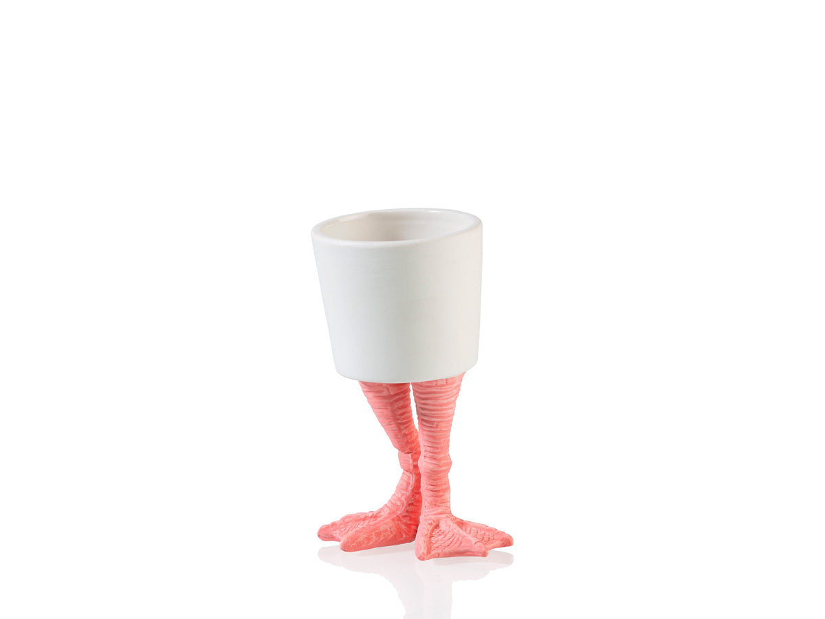 Pot de Fleur Pattes de Flamant Rose – Petit