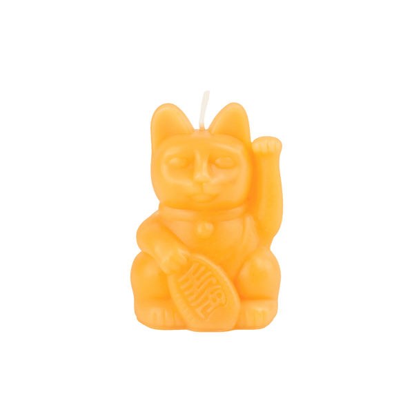 Bougie Chat Chanceux Pêche