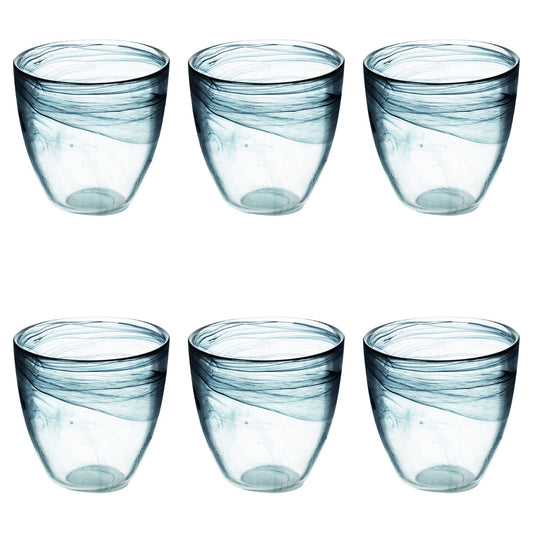 ALABASTRO ROUNDED WATER GLASS 280ML BLACK - 2188561