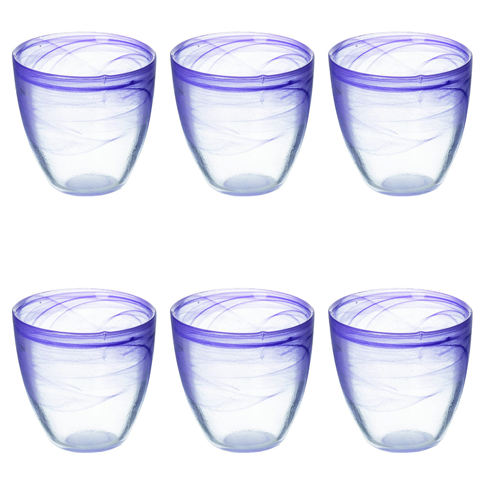 ALABASTRO ROUNDED GLASS 280ML PURPLE - 2188564