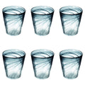 ALABASTRO CONICAL WATER GLASS 250ML BLACK - 2188567