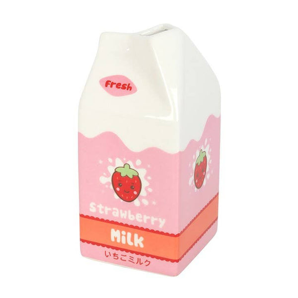 Vase Brique de lait à la fraise