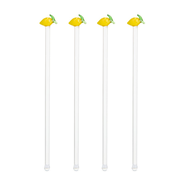 Mescolatori per cocktail in vetro al limone