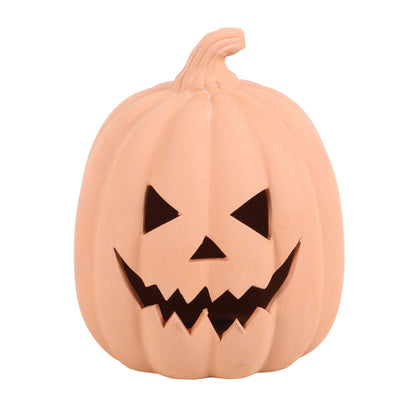 Decoración de calabaza de terracota de 15 cm para Halloween