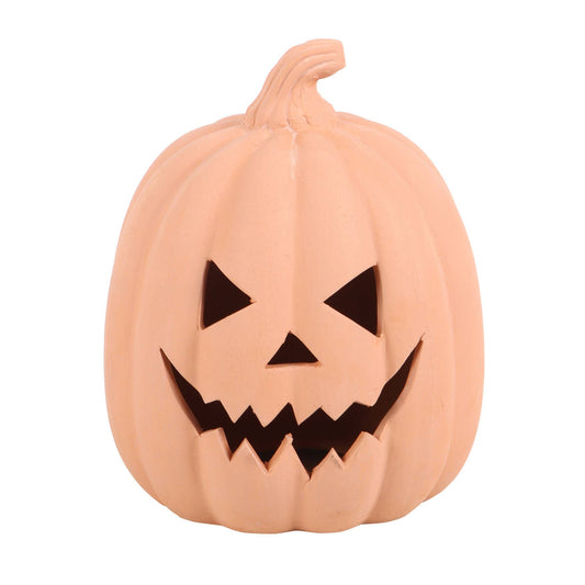 Decoración de calabaza de terracota de 15 cm para Halloween