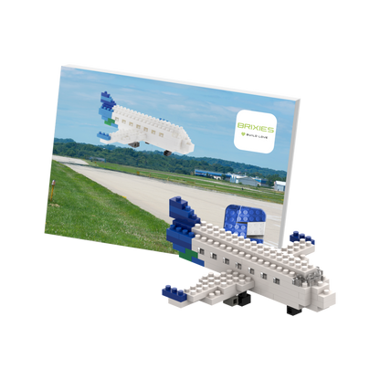 BRIXIES Postkarte Flugzeug